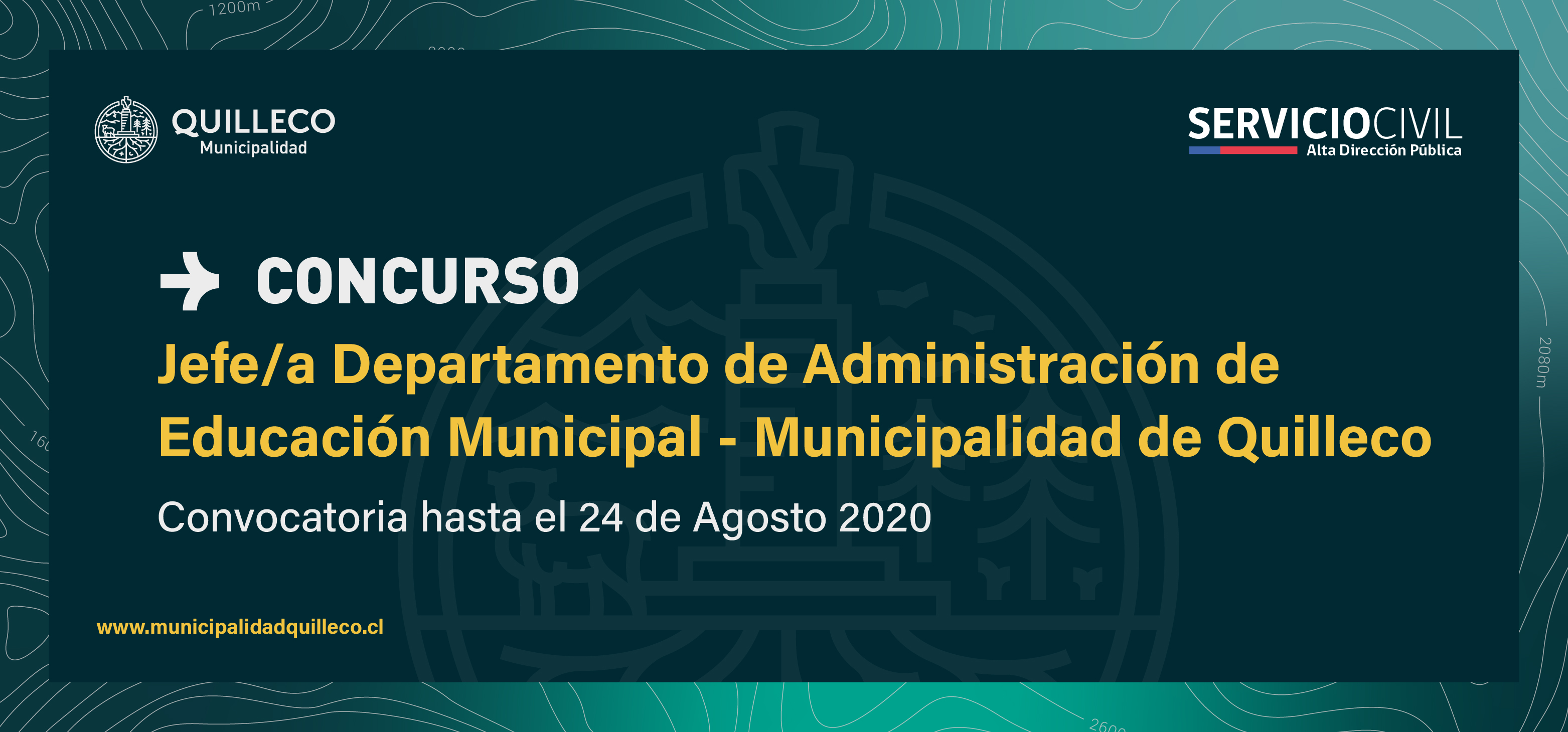 Concurso Público a Jefe/a del Departamento de Administración de Educación Municipal de Quilleco